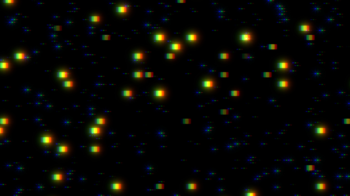 Neon digital pixels with noise effect in galaxy