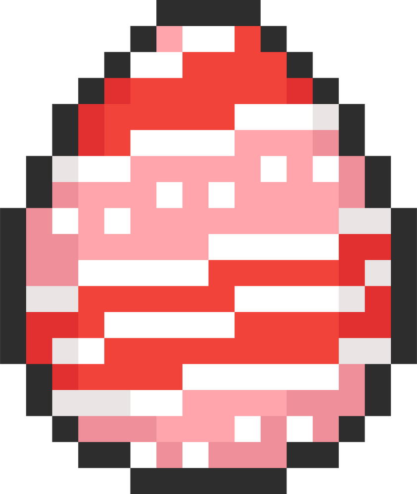 Pixel art easter egg icon